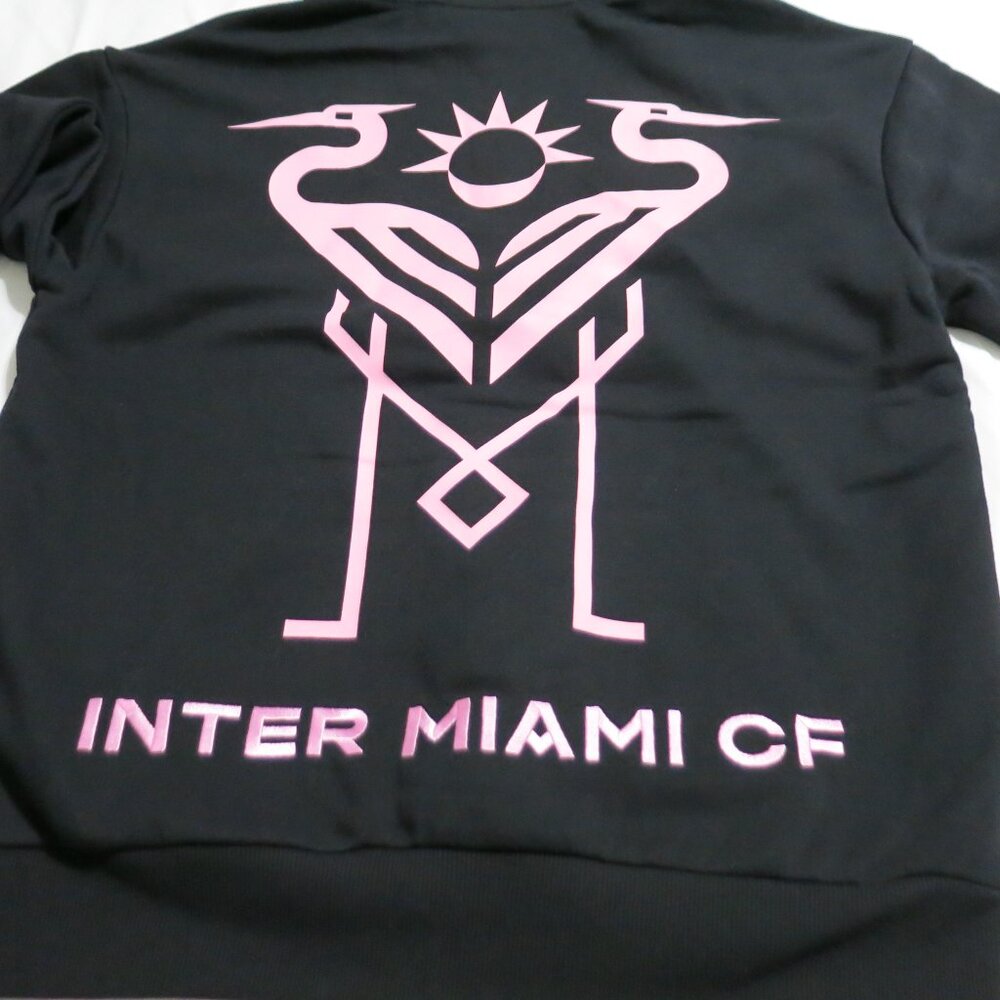 Club International De Futbol Miami Long Sleeve Hoodie Blk Pink New M, L, XL - Picture 4 of 6